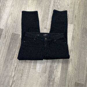 LOFT Women's Dark Blue Modern Crop jeans 28/6